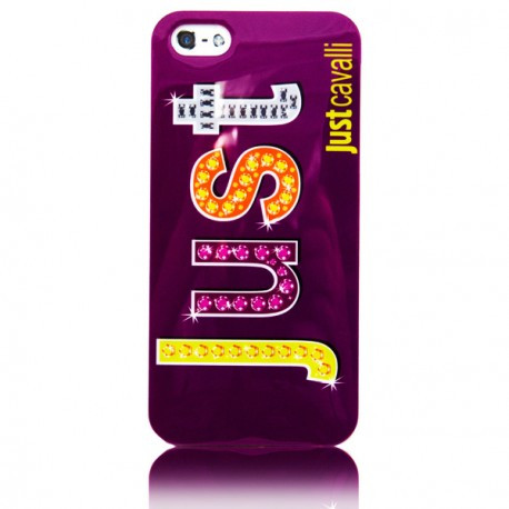 Чохол Justcavalli для iPhone 5/5S Chain фіолетовий