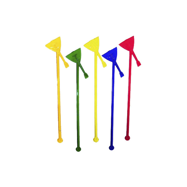 Мішалки для коктейлів Балалайка кольорові 19см 100шт, фото 1