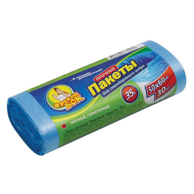 Пакети для сміття 35л 50шт сині Фрекен Бок 16114625, фото 1