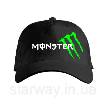 Стильна кепка бейсболка monster energy логотип принт