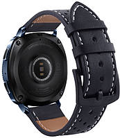 Кожаный ремешок Classico для Samsung Gear Sport Black (Самсунг Гир Спорт)