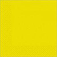 Серветки жовті 33х33см 200шт Марго 2 шарові, фото 1