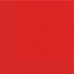 Серветки червоні 33х33см Марго 200шт 2 шарові, фото 1