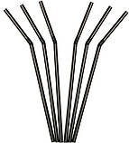 Трубочки з гофрою 21см 200шт шоколад, фото 2