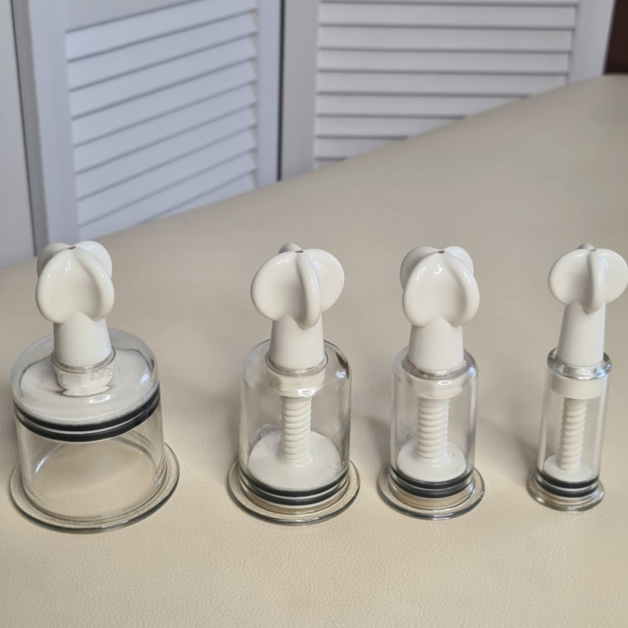 Масажні банки з вентилем набір 4шт, фото 1