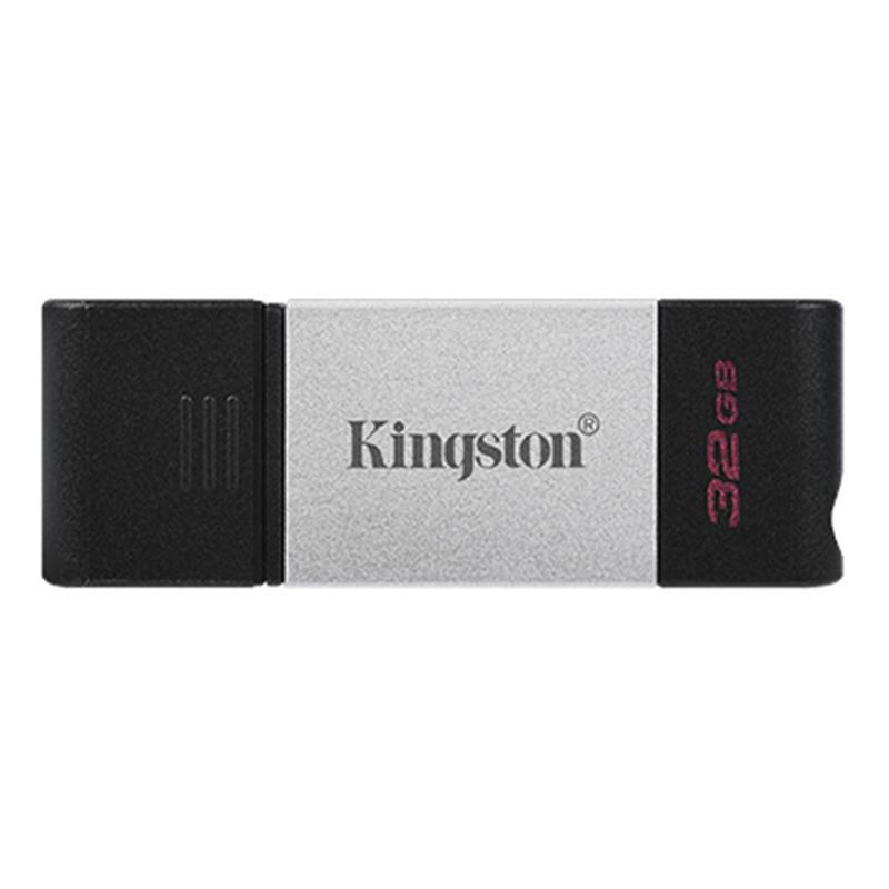 USB3.2 32GB Type-C Kingston DataTraveler 80 Grey/Black (DT80/32GB)