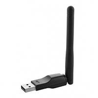 USB Wi-Fi Адаптер 7601 3DB для Тюнера Т2/Комп'ютера (Чорний)