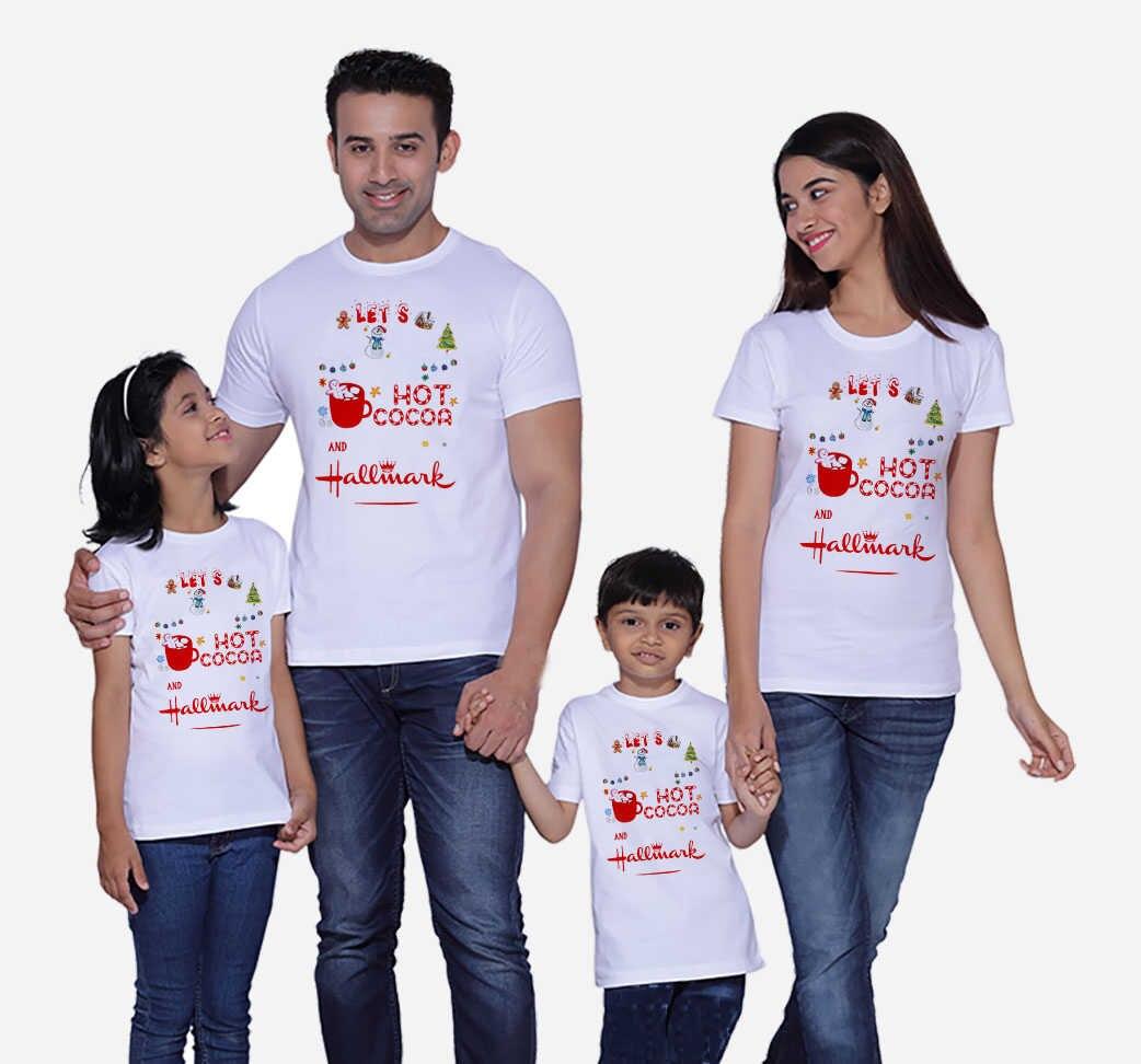 Футболки Фемілі Лук Family Look для всієї родини "Hot cocoa" Push IT