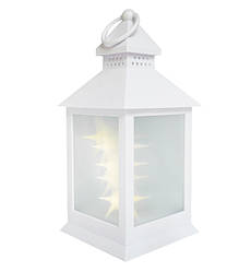 Декоративний ліхтар з LED підсвічуванням, Польща, колір - білий