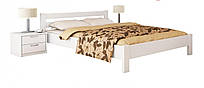 Ліжко дерев'яне без підіймального механізму на ламелях Рената на ніжках односпальне, двоспальна Естела