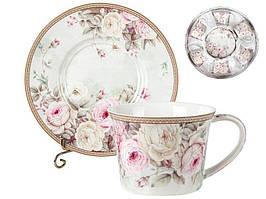 Чайний набір на 6 персон Ніжна півонія