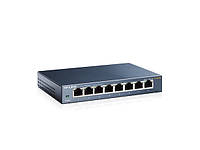 Комутатор TP-Link TL-SG108 (8-портовий 10/100/1000 Мбіт/с настільний комутатор) (код 68372)