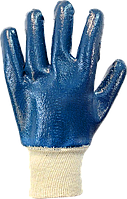 Рабочие перчатки с нитриловым покрытием Stark размер 10 для работы с маслами бензином растворами