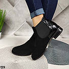 Замшеві черевики челсі на невеликому каблучці 38 р-р, фото 2