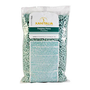 Віск гарячий для депіляції в гранулах Зелений чай Xanitalia, 1000 г