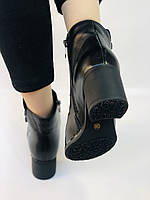 Polann. Жіночі черевики на середньому підборі. Натуральна шкіра.  Розмір 35 36.37.40, фото 8