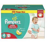 Подгузники-трусики Pampers Pants Maxi 4 (9-14 кг) Mega Pack 104 шт (Памперсы)