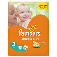 Підгузники Pampers Sleep & Play Midi 4-9 кг, 78 шт