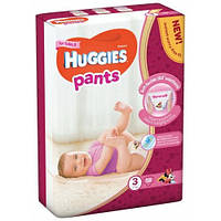 Підгузники-трусики Huggies Pants для дівчаток 3 (6-11 кг), Mega Pack 58 шт