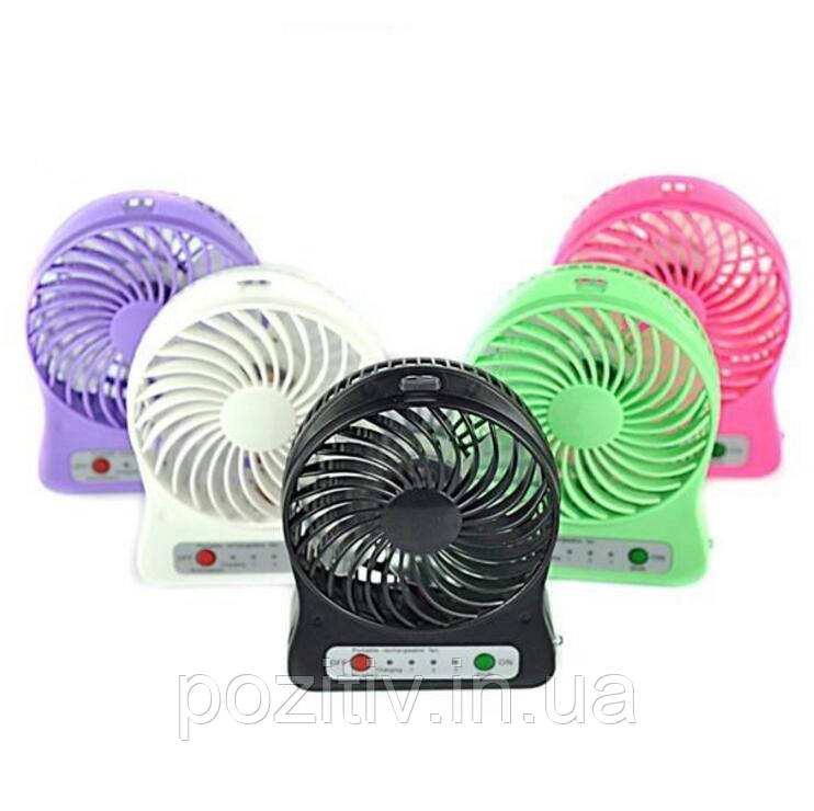 Портативний міні вентилятор Portable Fan Mini, фото 1