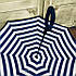 Зонт навпаки Up-Brella Синьо-білі смуги смарт-парасольку антизонт, фото 3
