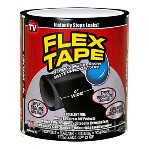 Водонепроникна ізоляційна стрічка Flex Tape, фото 1