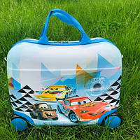 Дитяча валіза для хлопчиків на колесах маквин