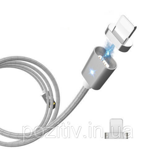 Кабель магнітний шнур Apple Lightning to USB, фото 1