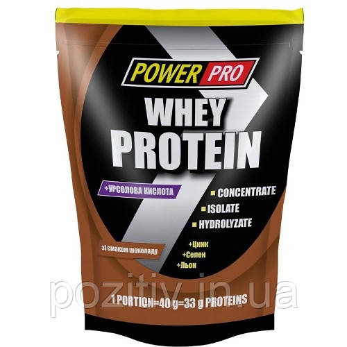 Протеїн Whey Protein Power Pro 1 кг (шоколад)