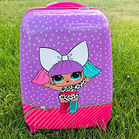 Дитяча валіза для дівчаток на колесах Лол (Lol)