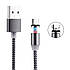 Кабель Usb магнітний 360° micro, iphone, кабель-перехідник, USB кабель, фото 2