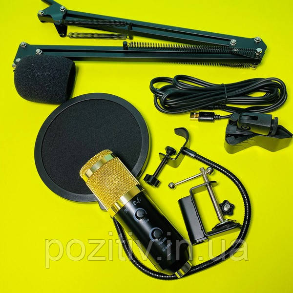 Студійний конденсаторний мікрофон Music D. J. UKC M-800U, фото 1