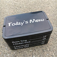 Ланч Бокс Триярусний today's menu. Lunch Box 1915 мл