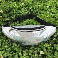 Сумка бананка для дівчинки голограма