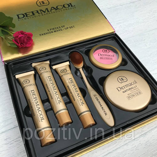 Косметичний набір Дермакол Dermacol Make-up Cover (6 до 1), фото 1