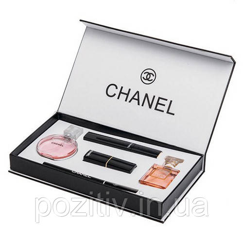 Косметичний набір подарунковий Chanel 5 in 1 Kit, фото 1