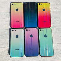 Чехол силиконовый с голограммой для iPhone 6, 6S, 7 (на айфон)