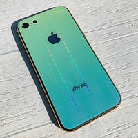 Чехол силиконовый с голограммой для iPhone 6, 6S, 7 (на айфон) 2