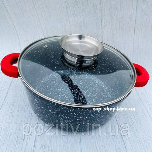 Каструля з антипригарним покриттям 4.3 л A-Plus AP-1470, фото 1
