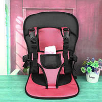 Дитяче безкаркасне автокрісло для дітей NY-26 Рожевий