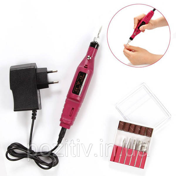 Міні Фрезер Ручка для Манікюру і Педикюру Nail Dryer DM-100, фото 1