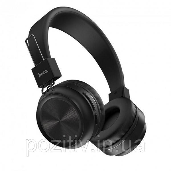 Бездротові навушники з MP3 плеєром Hoco W25 Bluetooth Black