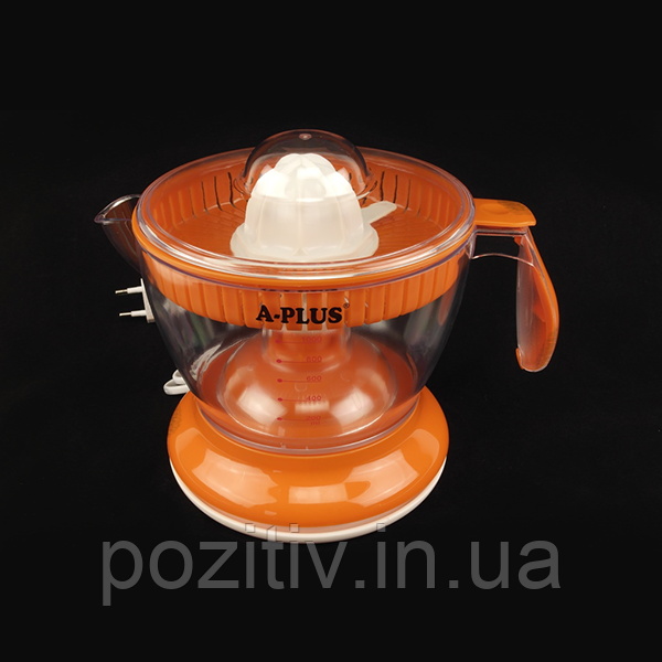 Електрична соковижималка Для Цитрусових A-Plus 900 Вт 1,0 Л Помаранчева, фото 1