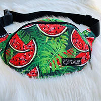 Сумка на пояс Tiger Кавун бананка жіноча | дитяча