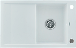 Гранітна мийка Kernau KGS M 45 1B1D PURE WHITE 7550 біла