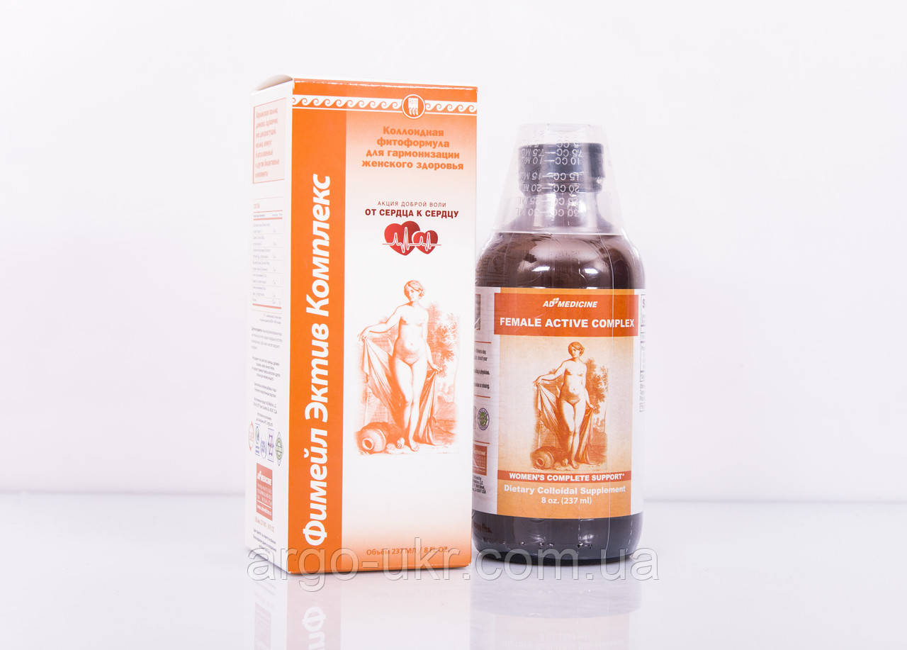 Фімейл Ектив Комплек Ad Med Medine (для жінок, міома, мастопатія, ендометріоз, клімакс, кіста, нормалізує гормони, місячні), фото 1