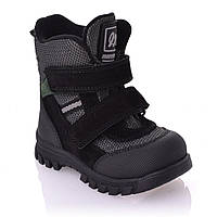 Дитячі зимові черевики для хлопчика 21 розміру (01-48-62-9B-01), Мinimen (мінім) 21 р. Чорний