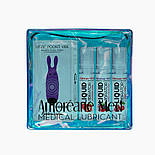 Набір з 3-х смаків стимулюючого лубриканта Amoreane Med (3х10мл) і вибропули Adrien Lastic Purple 777Store.com.ua, фото 3