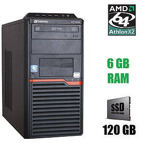 Acer DT55 Tower / Athlon II X2 215 (2 ядра по 2.7 GHz) / 6 GB DDR3 / 120 GB SSD, фото 1