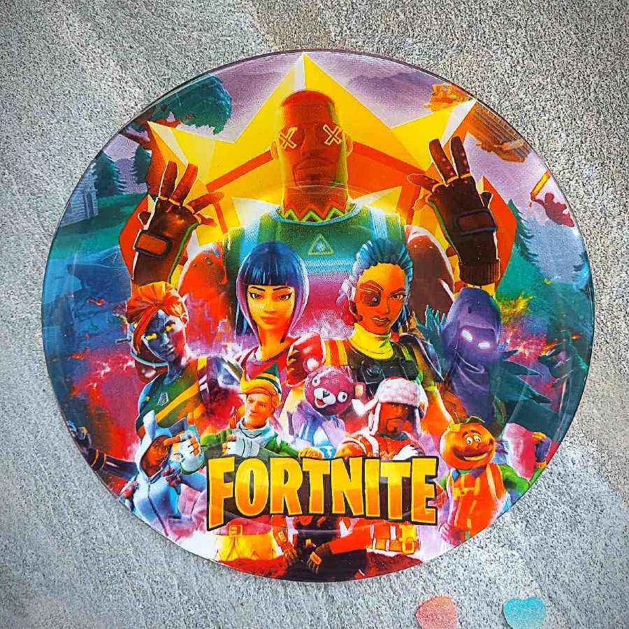 Набір дитячого посуду 3 предмета з мульт-героями Fortnite, Набір дитячого посуду, різнокольоровий